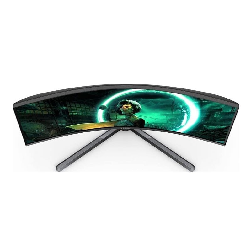 AOC G3 Series, 1920×1080 Resolution, 165Hz, 1ms Response Time, Adaptive Sync Anti Tearing Technology, HDR Mode, 31.5 Inch 1000R FHD Curved Gaming Monitor, C32G3E -28355