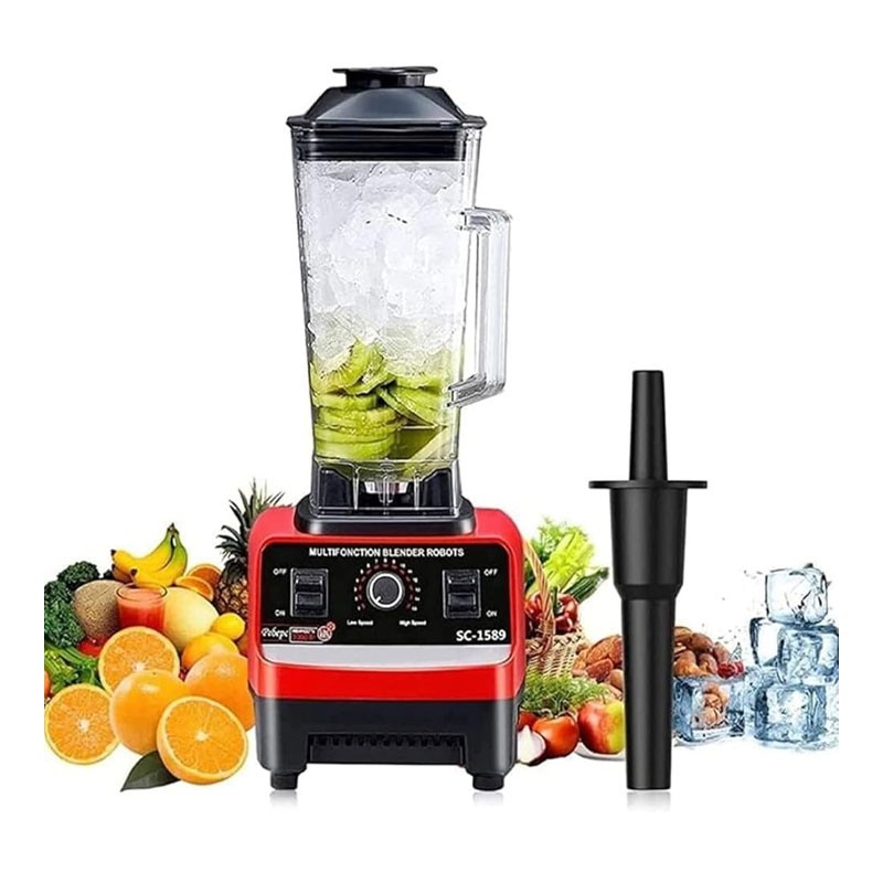  Silver Crest Blender Pure Copper Motor 4500W Food Processor Smoothie Mixer, SC-1589-34816