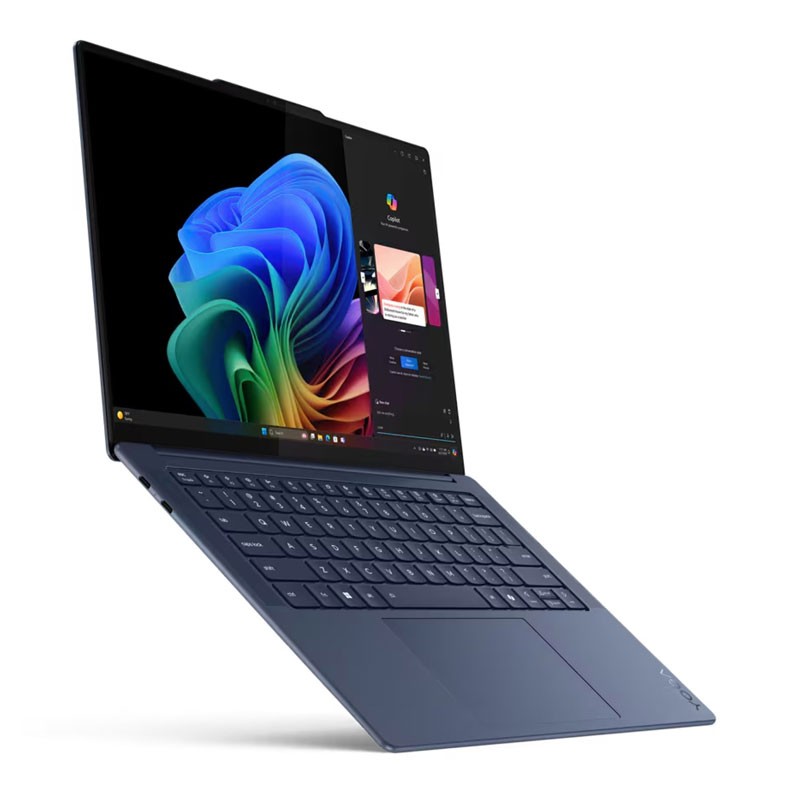 Lenovo Yoga Slim 7 14Q8X9, 83ED003CAX, Snapdragon X Elite X1E 78 100, 32GB RAM, 1TB SSD, Dolby Atmos, 1080p IR Camera With E shutter, 14.5 Inch 3K OLED 90Hz Touch Display, Dolby Vision, Cosmic Blue Laptop-18541