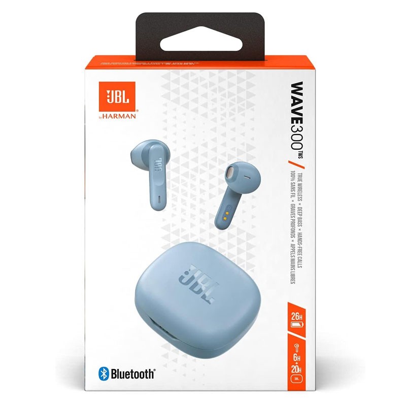JBL Wave 300TWS, Deep Bass, 26H Playtime, Dual Connect, Rain Resistant, Voice Assist, Touch Control, True Wireless Bluetooth Earbuds-11400