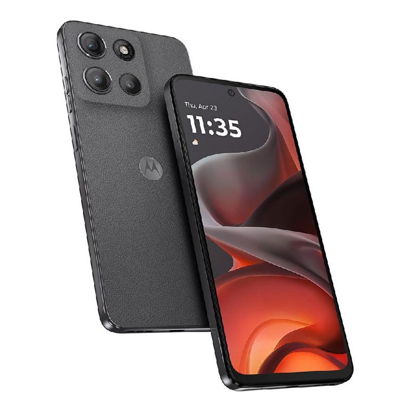 Motorola Moto G15, 8GB RAM, 256GB Storage, 6.72 Inch FHD Plus 60Hz Display, Vegan Leather, 50MP Camera, Dolby Atmos, NFC, Dual SIM, 5200mAh Battery, 18W Charging, Android Smartphone, Gravity Grey-30828