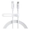 Anker 542 Bio Based 3ft USB C To Lightning Charging Cable, White, A80B1H2101