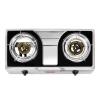 Geepas, Attractive Design, Gas Range 2 Burner Stove Cooktop, Auto Ignition, Outdoor Grill, Camping Stoves, Stainless Steel Body Cooker, 2 Burner Gas Hob, GK685601