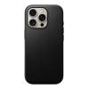 Nomad Modern Leather Case, 8ft Drop Protection, MagSafe And Wireless Charging Compatible, Protective Phone Leather Case For iPhone 16 Pro Max, BLack01