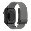 Moxedo Hybrid Fit Weave Nylon Braided Band Adjustable Replacement Strap Compatible For iWatch And Whoop 4.0 Wearable Health And Fitness Tracker, Gray, MX-FW012-GY01