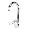 Krypton, High Quality Material In Chrome Color, Durable 40MM Ceramic Disc Cartridge, Leak Proof, 360 Degree Swiveling Spout, Hexa Series Single Lever Kitchen Mixer, KNSW640701
