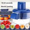 Electric Fruit and Vegetable Peeler Machine, 5 Blade System, USB Rechargeable01