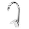 Krypton, High Quality Material In Chrome Color, Durable 40MM Ceramic Disc Cartridge, Leak Proof, Solid Handle And 360 Degree Swiveling Spout, Alpha Series Single Lever Kitchen Mixer, KNSW640601