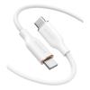Anker Powerline 3 Flow 3ft Type C To Type C 100W Fast Charging Cable, White, A8552H2101