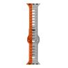 Pawa Lagos Water And Sweat Resistant Limited Edition Premium Soft Silicon Straps, Grey And Orange01