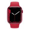 Apple Watch Series 7, GPS, 41mm, Red Aluminium Case, Wireless charging, Water resistant Smart Watch01