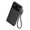 Anker Powercore 10000mAh 22.5W Portable Power Bank With USB C Lanyard Cable, Black, A1388H1101