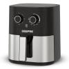 Geepas, 4.5L Pot With Rack, Vortex Air Frying Technology, Multiple Function, 30 Min Timer, Air Fryer, GAF3754101
