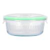 Royalford 620ml BRS Round Glass Airtight Container 01