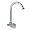 Krypton Solid Metal Chrome Finish Wall Mounted Sink Knob Tap, KNSW6208 01