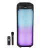 Geepas, RGB Light, USB Input, TF, TWS, FM Radio, VHF Microphone, Bluetooth, 30000W PMPO Speakers Unit, Rechargeable Portable Speaker With Remote Control, GMS1119401