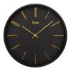 Clikon 12 Inch Round Wall Clock With Metal Frame, CK112201