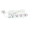 Geepas, Extension Strip With Led Indicators, Extra Long Cord With Over Current Protected, Child Safe, 13A 4 Way Extension Socket, GES5801201