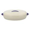Royalford 3.2L Zenex Insulated Glass Oval Hotpot 01