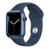 Apple Watch Series 7, GPS, 41mm, Blue Aluminium Case, Wireless charging, Water resistant Smart Watch01