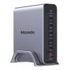 Moxedo Volton 2 PD GaN 300W PD 3.1 PPS 5 USB C And 1 USB A Port With 1.2 Meter Power Cord And Detachable Metal Base, Desktop Charger, MX-CS04201