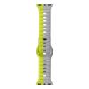 Pawa Lagos Water And Sweat Resistant Limited Edition Premium Soft Silicon Straps, Grey And Yellow01