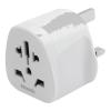 Moxedo Universal Travel Conversion Socket Multi Plug World To UK Travel Adapter, 3 Pin UK Adapter Plug Outlet Converter, White, MX-C02701