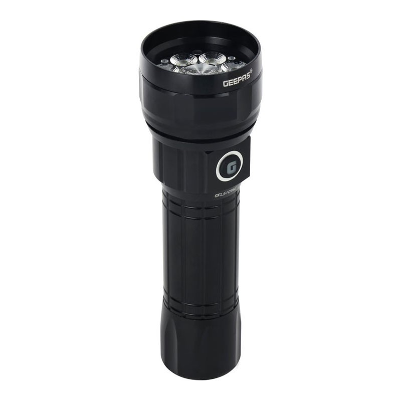 Geepas 4000mAh Battery, Zoomable LED Flash Light, GFL51098