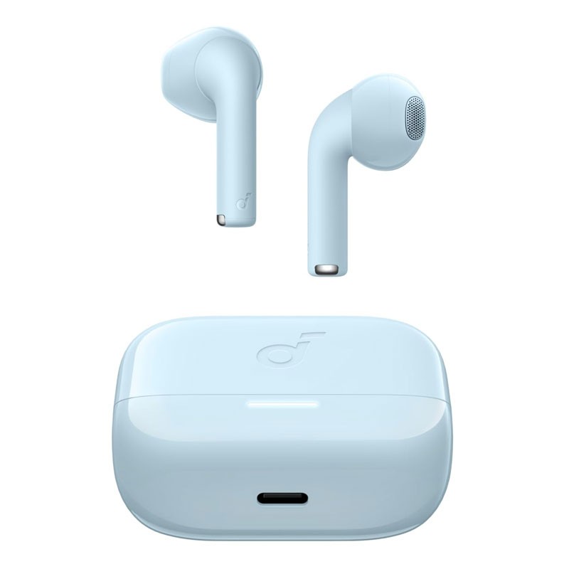 Anker Soundcore K20i, 36H Playtime, Fast Charge, Clear Sound, Comfortable Fit, ENC 2 Mic Clear Calls, Custom EQ, IPX5, App Control, Wireless Bluetooth In Ear Earbuds, Blue, A3994H31