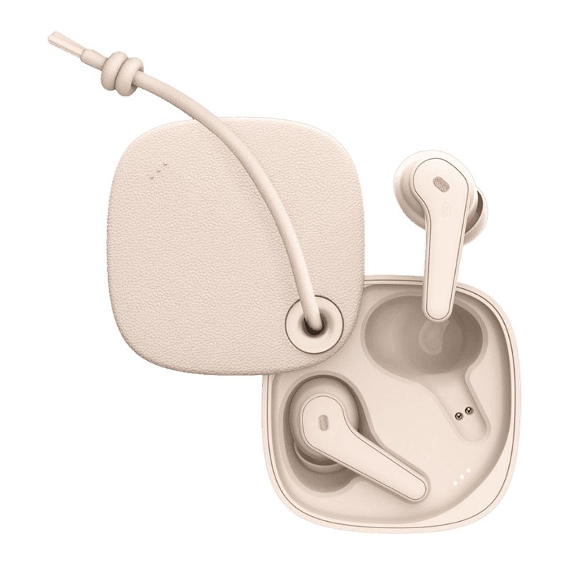 Moxedo S4, Bluetooth 5.4, ENC Technology, 7 Hours Playing Time, Touch Control, 300 mAh Charging Case With Built In 4 Powerful Microphones, True Wireless Earbuds, Beige, MX-TWS013-BG