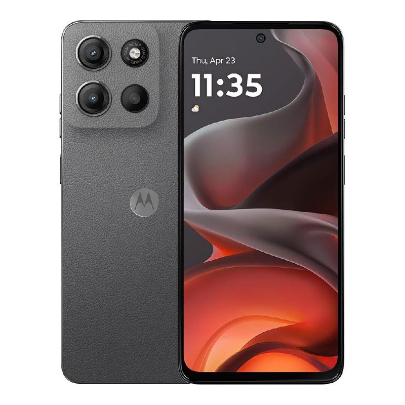 Motorola Moto G15, 8GB RAM, 256GB Storage, 6.72 Inch FHD Plus 60Hz Display, Vegan Leather, 50MP Camera, Dolby Atmos, NFC, Dual SIM, 5200mAh Battery, 18W Charging, Android Smartphone, Gravity Grey