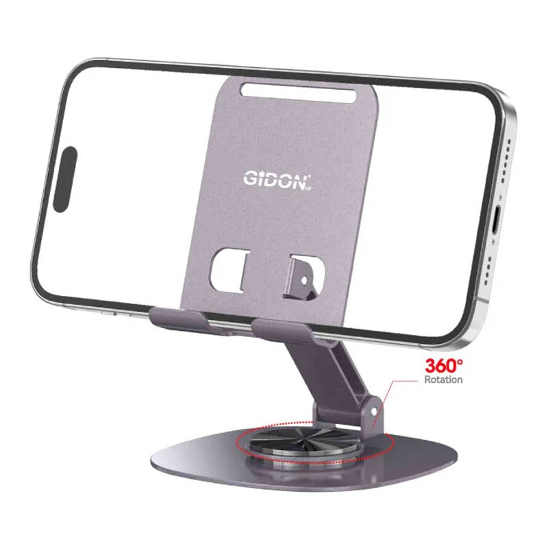 Gidon 360 Degree Rotation Phone Holder, GD705
