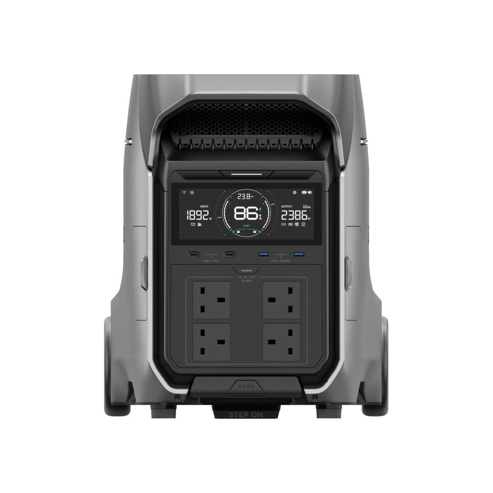 EcoFlow DELTA Pro 3, 4096Wh LiFePO4, 4000W AC / 8000W X-Boost, Smart Fast Charging Portable Power Station