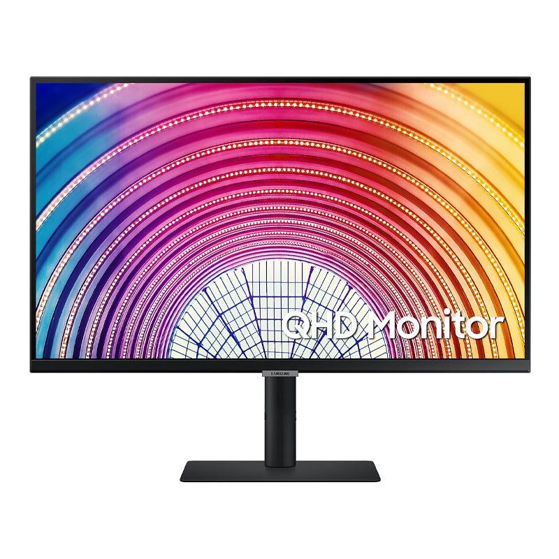 Samsung, 27 Inch QHD 75Hz Refresh Rate IPS Display, HDR10, Eye Saver Mode, Game Mode, FreeSync, Flat Monitor With IPS panel, LS27A600NWMXUE 