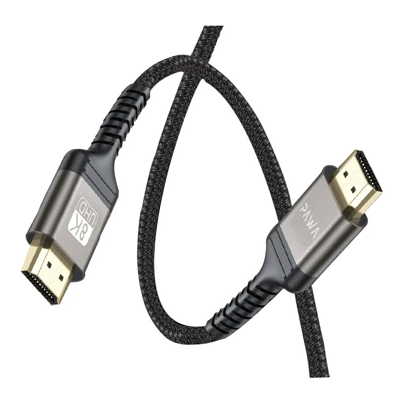 Pawa, 3M El Caro Series HDMI To HDMI 8K Premium Braided Cable, PW-ELHD8K3M