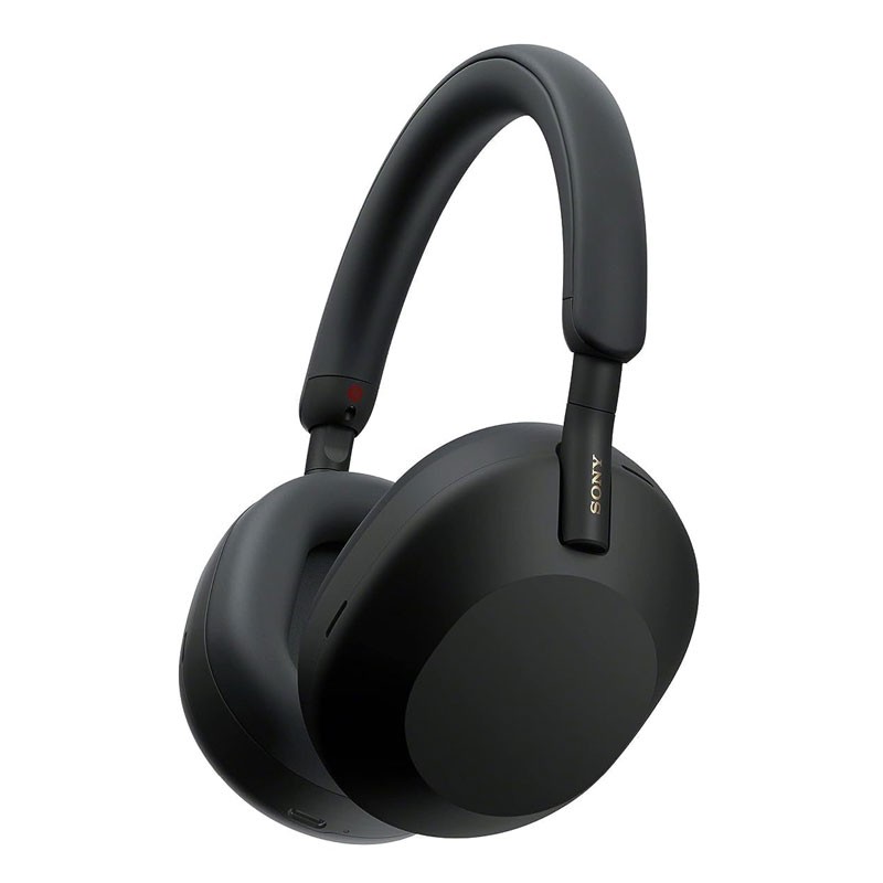 Sony WH-1000XM5, Up To 40 Hours Battery, Carrying Case, Best Active Noise Cancelling Wireless Bluetooth Over Ear Headphones With Mic For Clear Calling, Black