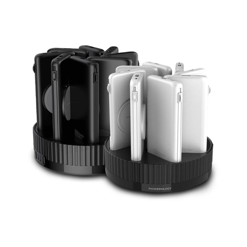 Powerology 8in1 Station 10000mAh PD 120W QC Wireless Power, Bank