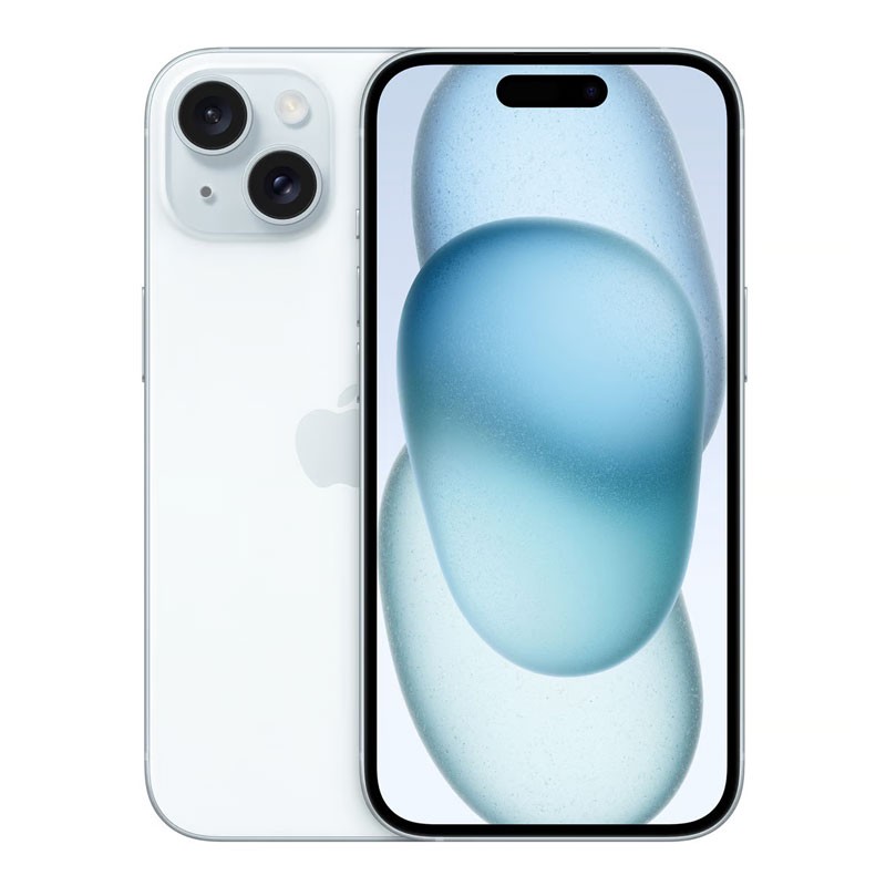 Apple iPhone 15, 256GB Storage, 6.1 Inch Super Retina XDR Display, A16 Bionic Chip, 48MP Main Camera, iOS 18, Face ID, Smartphone, Blue