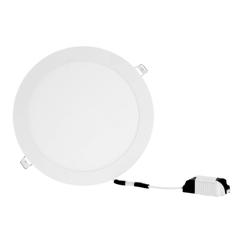 Krypton 18W Slim Round LED Panel Light, Round Cool Day White LED Surface Mounted Ceiling Light, KNESL5099