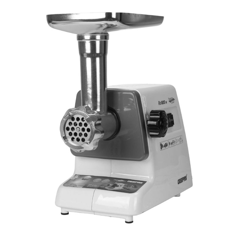 Geepas 1200W Metal Gear Meat Grinder With Reverse Function, GMG767