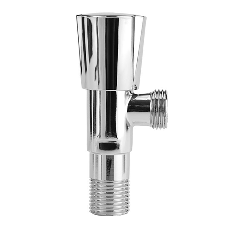 Geepas, Silver With Chrome Plated, Quick Turn Cartridge, 1X100 Angle Valve, GSW61134