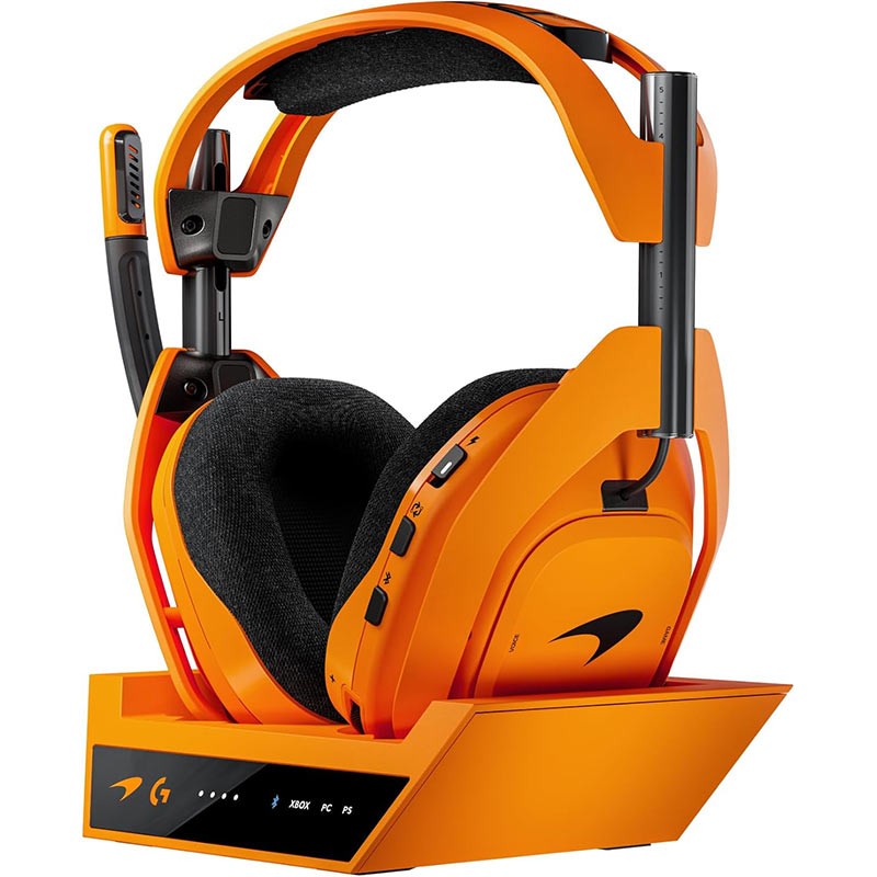 Logitech Astro A50 X McLaren Edition Wireless Gaming Headset And Base Station