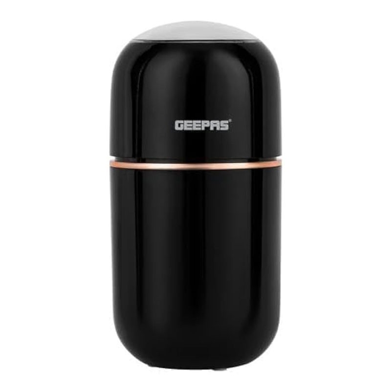 Geepas, 80g Capacity, 200W Powerful Motor, Durable Stainless Steel Jar And Blade, ABS Housing, Ergonomic Grip, Coffee Grinder, GCG41023