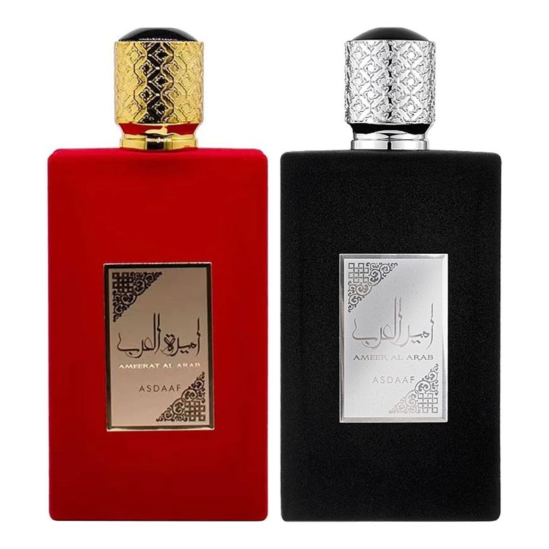 2 in 1 Lattafa Ameerat Al Arab And Ameer Al Arab Couple Combo Eau De Parfum Spray For Men And Women 100ml 