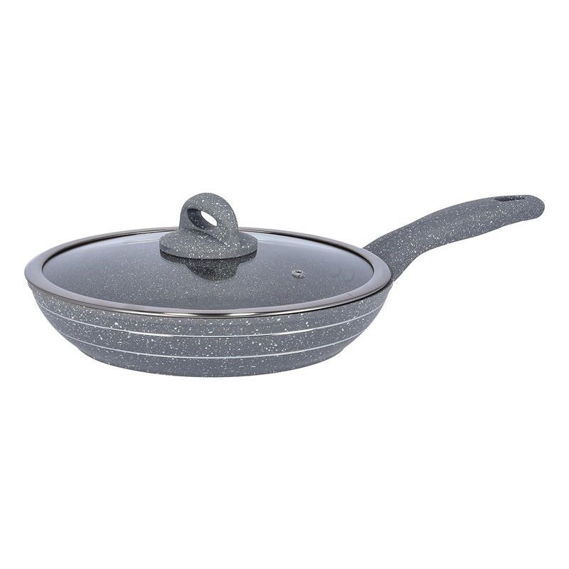 Royalford 24CM Granite Coated Smart Frypan And Lid 