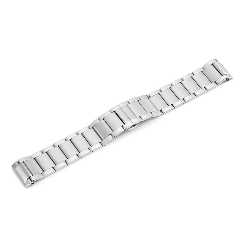 Alfajr Silver Deluxe Steel Watch Band WS-06S
