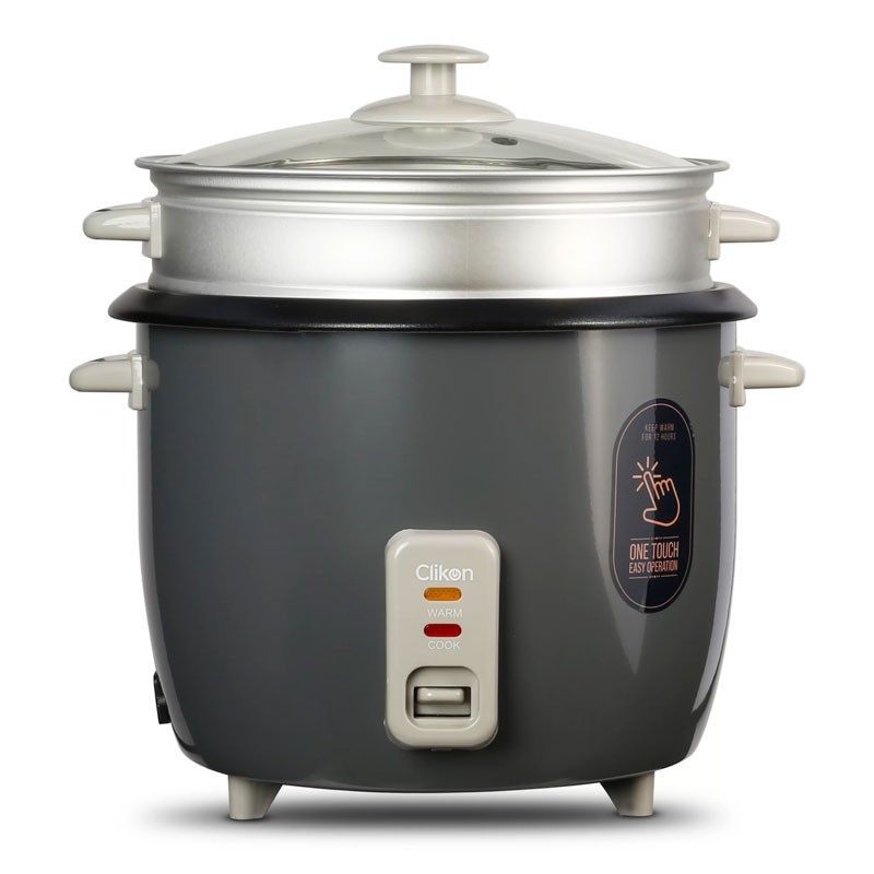  Clikon, 2.2L Capacity, 900W, Rice Cooker With Steamer, CK2704