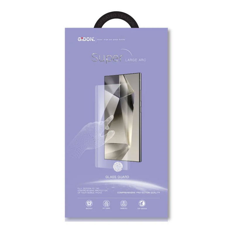 Gidon Samsung S24 Ultra Transparent Hd Tempered Glass Screen Protector, GD725