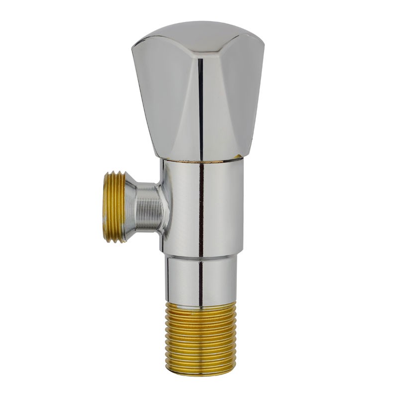 Krypton High Quality Angle Valve, Solid Knob With Quick Turn Ceramic Cartridge, Suitable For Hot And Cold Water, Angle Valve, KNSW6393
