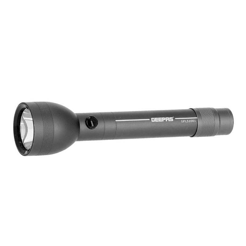 Geepas, Rechargeable Hyper Bright White CRE LED Torch Portable Torch Light, GFL51001